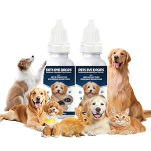 Cataract Drops for Dogs, Dog Eye Drops, Improve Vision Clarity, Improve Eye Vision and Cataracts (2 x 10 mL) Cataract Drops for Dogs Dog Eye Drops Improve Vision Clarity Improve Eye Vision and Cataracts 2 x 10 mL