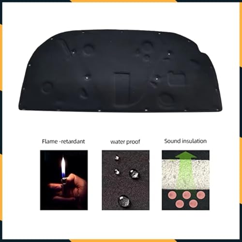 Coton d'isolation thermique capot pour Audi A4 B6 2002-2005 - 2