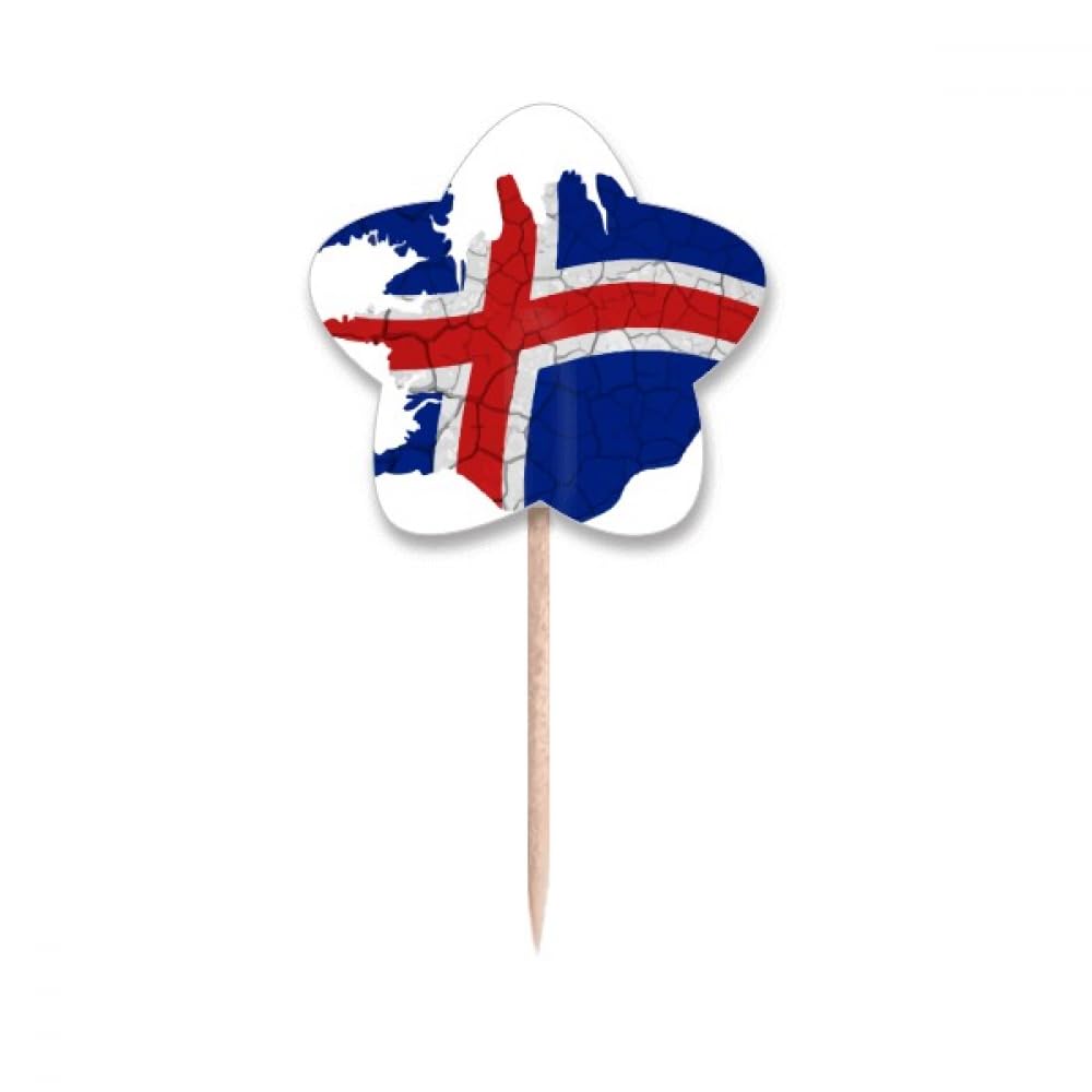 Cure-dents Islande pour décorer cupcake gâteau sans effort