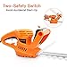 GARCARE Corded Electric Hedge Trimmer - 500W Electric Tree Trimmer | Hedge Shears | Branch Cutter with Blade Cover, 510mm Cut Blade, 16mm Cutting Capacity