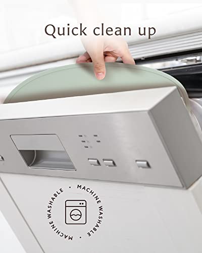 Willow + Sim Silicone Placemat For Kids - Travel Placemats For Toddlers, Non Slip Silicon Mat For Baby Eating, Best Kids Placemats For Dining Table Spills & Mess, Round, Nonslip, Safe & Easy To Clean #TOP4