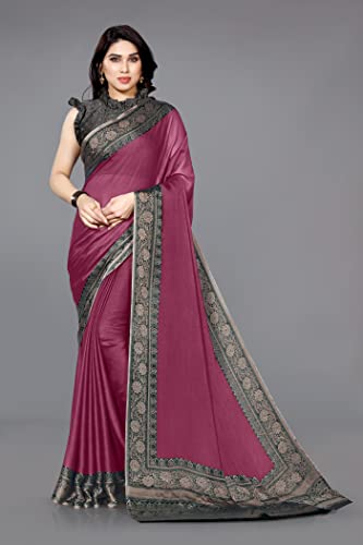 Image of MIRCHI FASHION Women Saree Ethnic Motif Print Chiffon | Breathable Lightweight Plain Weave Sari for Office and Daily Use (Available in 20 Designs)
