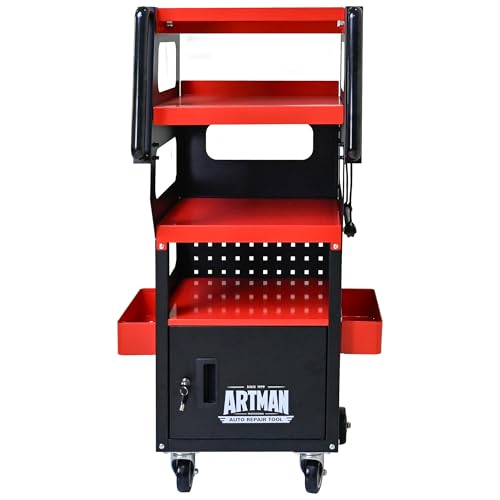 Carro herramienta multiusos portátil para protección contra óxido, diagnóstico y almacenamiento, marca YooUmiLife miniatura 2