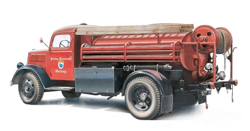 ITALERI - Maquette Camion Opel Blitz Fire Truck |italeri|3966| 1:24 Maquette Char Promo