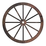 Décoration murale en forme de roue : elle peut être accrochée au mur comme décoration pour votre salon, jardin, parc, bureau, délicate et décorative, décoration d'intérieur rustique