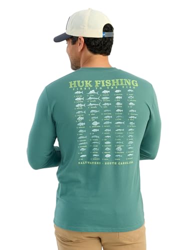 T-shirt de pêche HUK confortable performance fishing t-shirt homme manche longue