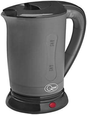 Quest 0.5 Litre Compact 600W Dual Voltage 110V/240V Travel Kettle With 2 Cups