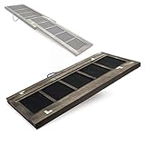 WilTec Rampa Perros telescópica Extensible 165x43cm 80kg Ayuda Acceso Coche automóvil Mascotas Cachorros
