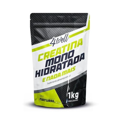 Creatina Monohidratada 4well 1Kg Sabor Natural