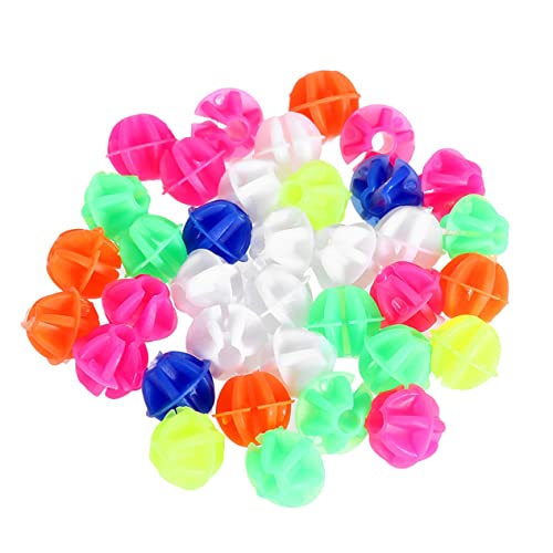 GAROZATION Bike Wheel Beads 108 Pcs Plastic Round Beads Bike Decoration for Boys and Girls Adults