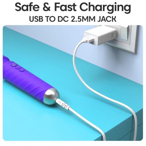 Image of Sounce 2.5mm Jack USB to DC Charging Cable For Headphone | 2.5mm to USB Power Cord for Toys, Beauty Devices, Massagers & More | 80cm Durable Charging Cable (White)