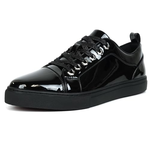 FI-2415-2 Patent Leather Cap tor Lace up Sneaker