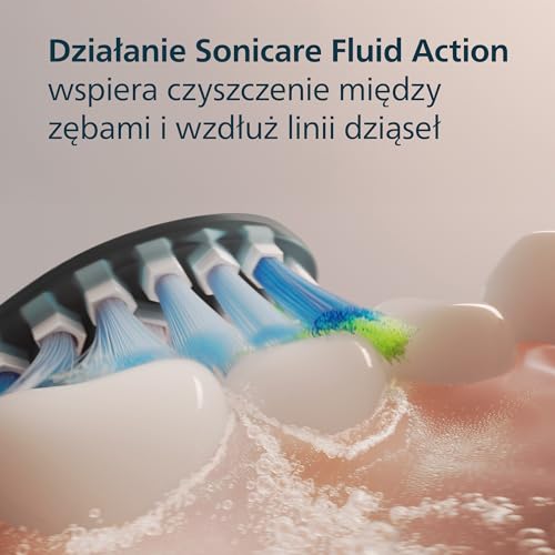 Philips Sonicare C3 Premium Plaque Defence, oryginalne wymienne główki szczoteczki, kolor czarny, 4 sztuki w opakowaniu, HX9044/88, Nowy