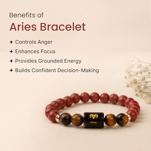 Image of Astrotalk Zodiac Crystal Bracelet | Balances Energy & Enhances Positivity | Certified Healing Crystals with Certificate | Astrology Bracelet for Man & Woman | Gift for Man & Woman