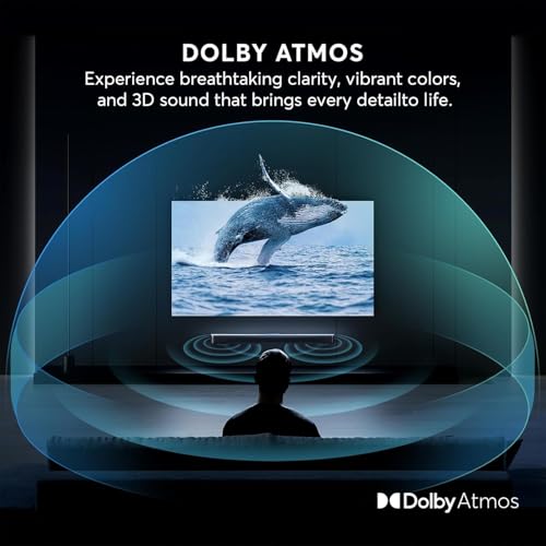 Image of 2.1 CH Dolby Atmos Soundbar, 37 Inch 6-Drv Sound Bar for TV w /HDMI-ARC /BT | Built-in Subwoofer, 3D Surround Sound 3 EQ Modes for Custom Audio