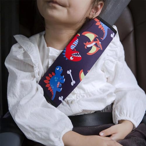 Image of AFPANQZ American Flag with Deer Car Safety Seat Belt Cover 2 Pack Truck Vans Sedans SUVs Seat Belt Pad Cushion Comfortable Shoulder Protectors Cover Cushion