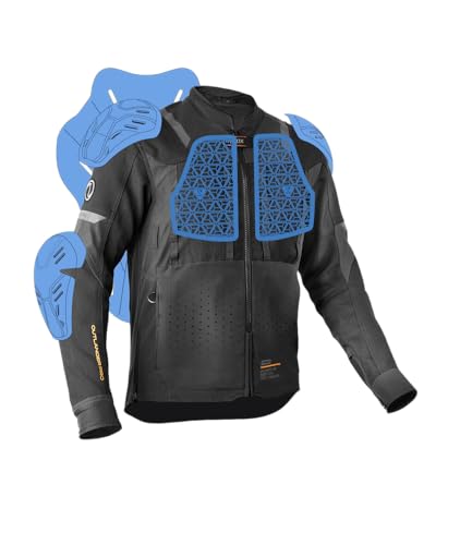 Image of Rynox Outlander Pro Jacket CE Certified Class AA - Motorcycle Riding Jacket | Impact Protection | Abrasion Resistance | Water Resistant | Shoulder, Elbow, Back, Chest Protectors