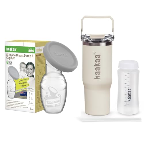 Extractor Manual de Leche Haakaa con Enfriador Portátil