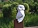 Owl Figurine Old Paper Sculpture,Pre-cut DIY Papercraft Kit,Handmade Animal Figurine,White Color,Low Poly Home Decor,All Accessories Included