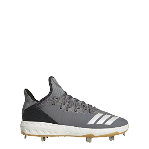 adidas Icon 4 Cleat - Mens Baseball 7 Grey/Cloud White/Carbon