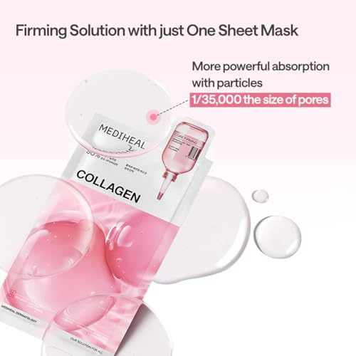 Image of MEDIHEAL Collagen Essential Face Sheet Mask, Skin Firming (10ea)