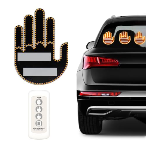 Luz LED de dedo para auto con control remoto