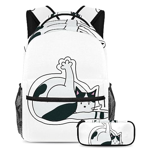 Sac à dos motif animaux dessin animé pour garçon fille et ado avec sac à livres