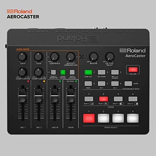 Image of Roland VRC-01 AeroCaster Bundle with Microphone Cable, Instrument Cable, and Austin Bazaar Polishing Cloth