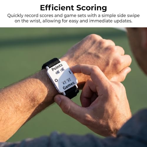 Contador de Puntuación para Muñeca para Tenis y Pádel – Dial Mecánico con Correa Ajustable | Diseño ligero y portátil ideal para entrenamiento en la cancha, partidos competitivos, entrenamiento y arbitraje. Pantalla clara miniatura 2