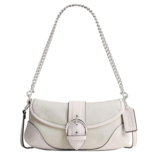 Coach Soho Bag 25 in Signature Jacquard, LH/Cloud Chalk