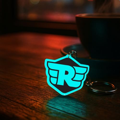 Image of Mi Glow Store Glow in Dark Keychain for Bike Men | Gift for Man | Bike Accessories | Charges in Light Glows in Dark | Key chain for Bike