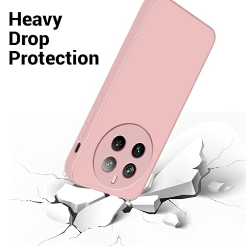Image of LIRAMARK Silicone Case with Micro-Fibre Cloth On Inner Side for Realme Narzo 70 | Narzo 70 Pro 5G| Realme 12 Plus 5G| Realme P1 5G (Pink)