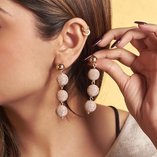 Image of SALTY Anti Tarnish Heart of Rouge Studs Earrings Set for Women | Stylish Fashion Jewellery | Accessories for Girls | Minimal Jewelry | Ideal for Gifting | Gift for Diwali, Christmas, Marriage, Birthday