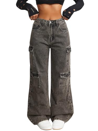 Image of GRECIILOOKS Women Jeans for Women | Jeans Pant for Women | Baggy Jeans for Women | Women Jeans | Baggy Jeans for Women High Waist | Bell Bottom Jeans for Women