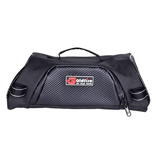 Goldfire Snowmobile Accessories, Water-Resistant Snowmobile Underseat Storage Bags Compatible With Polaris Indy 550 600 800 Rmk 800 Pro Rmk 600 Dragon 800, Replace Oem 2876427 (Black Piping) #TOP1