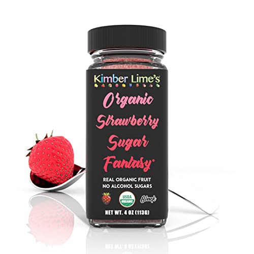 Kimber Lime's Organic Strawberry Sugar Fantasy (Black), 4 Oz. #TOP29