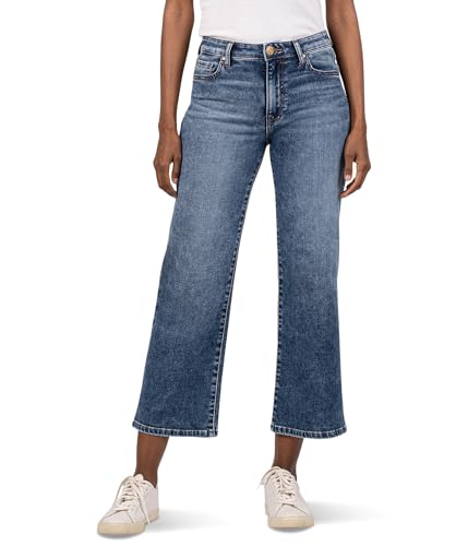 KUT from the Kloth Womens Charlotte High Rise Culottes Wiyh Regular Hem