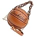 Abaodam Basketball Shaped Handbag Women Round Crossbody Bag PU Basketball Purse Shoulder Bag Mini Tote Bag Messenger Bag