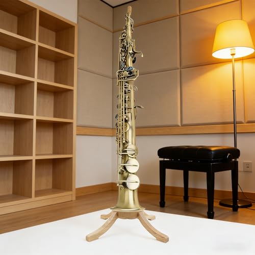 Support de saxophone soprano en bois avec coussinet silicone - 2