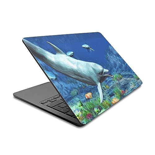 Skin MacBook Air 13.6 évite les rayures de capot motif dauphins