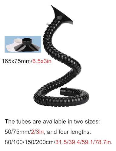 Bras d'extraction de fumées avec tuyau flexible orientable à 360°