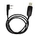 2 Pin USB Programming Cable/Lead for Baofeng UV5R/888S for Retevis H777 Kenwood Luition LT-458 F9HP Walkie Talkies (1 Pack)