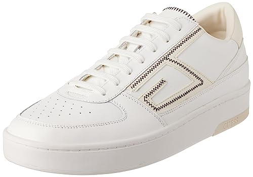 Logo Guess laterale Guess SILEA, Sneaker Uomo, Whisper White, 43 EU