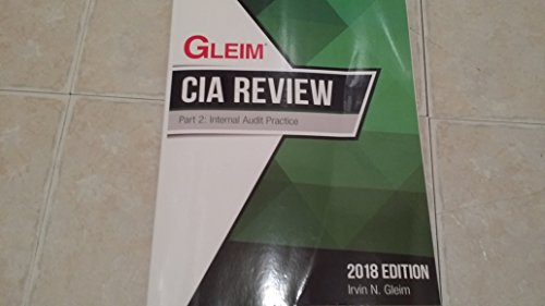 Gleim CIA Review Part 2 2018 1618541137 Book Cover