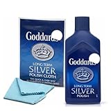 ZOPPER Long Term Silver Polish 125ml with Silver Polishing Cloth – Professional Silver Cleaner for Jewellery, Cutlery & Antiques – Anti-Tarnish Protection – Restores Shine & Removes Tarnish