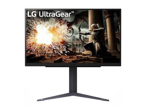 LG Ultragear™ 27GS75Q-B.AEU Gaming-PC-Monitor 27 Zoll - IPS-Panel, QHD-Auflösung (2560 x 1440), 1 ms 180 Hz (200 Hz O/C), sRGB99% (CIE1931), AMD FreeSync, kompatibel mit NVIDIA G-Sync