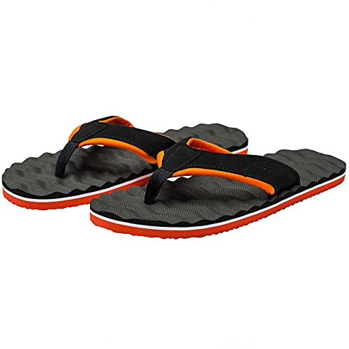 Alpine Swiss Joel Men’s Flip Flops | Lightweight Thong Sandals | Comfortable EVA Anti-Slip Insole | Beach & Indoor Outdoor Shoes 7