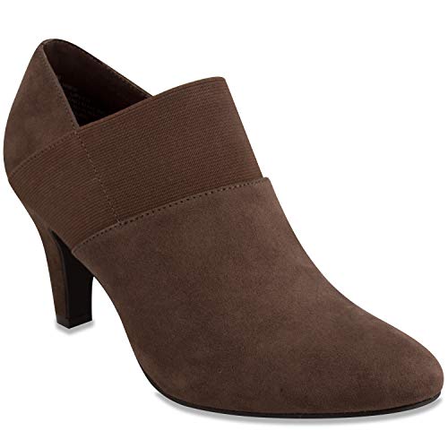 LONDON FOG Womens Bobbie Heel Ankle Booties