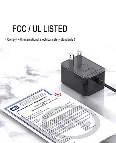 5 Feet Ac Adapter Wall Charger For Consumer Cellular Link Cell Phone Charger Direct Cable Cord [Ul Listed] #TOP3