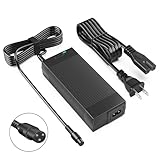 Qoovi 42V 2A UL Power Adapter with PowerFast 3 Prong Inline Connecter for 36V Sports Mod,Pocket Mod,and Dirt Quad Lithium Battery,Universal Electric Scooter Power Supply